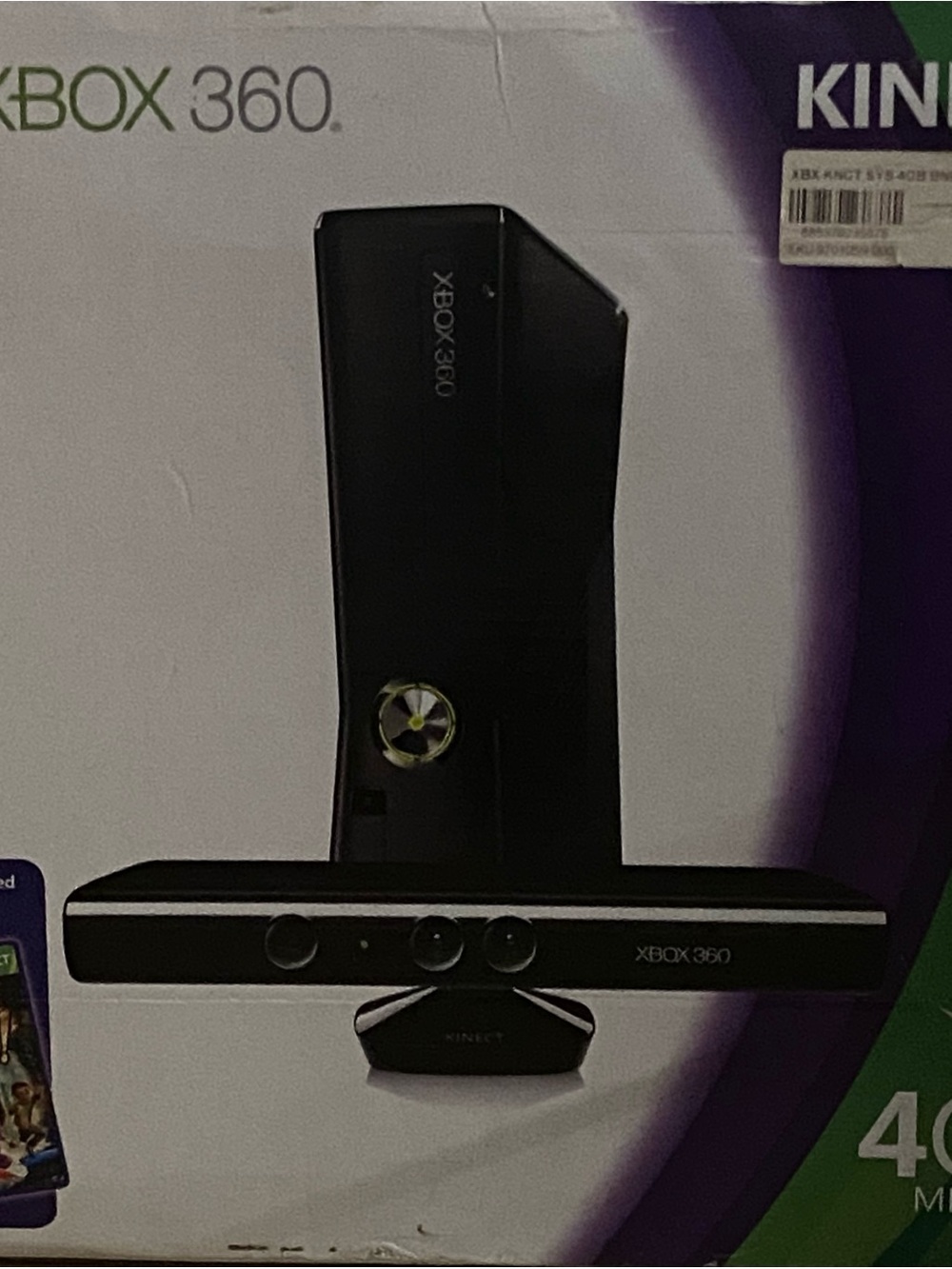 Microsoft Xbox 360 Console and Kinect Sensor - Black